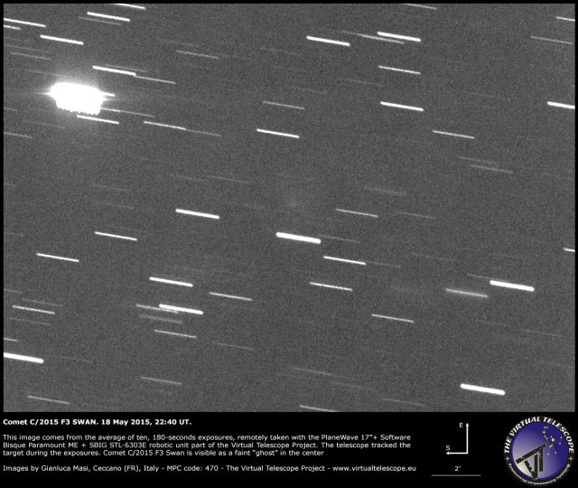 Comet C/2015 F3 Swan: 18 May 2015