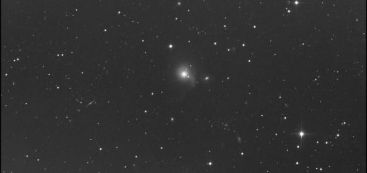 Arp 178: NGC 5614 (center of the image) NGC 5613 (right) and NGC 5615 (on NGC 5614's halo): an image (19 May)