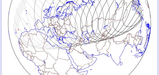 29 Oct. 2015 - Occultation of Aldebaran - Visibility (USNO)