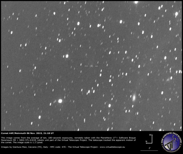 Comet 44P/Reinmuth: 06 Nov. 2015