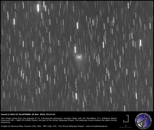 Comet C/2013 X1 PanSTARRS: 2 Nov. 2015