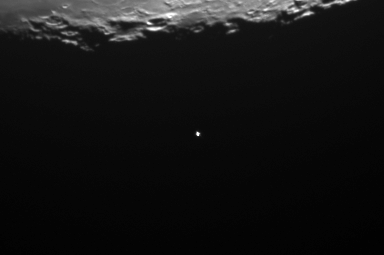 The Moon occults Aldebaran: ingress - 23 Dec. 2015