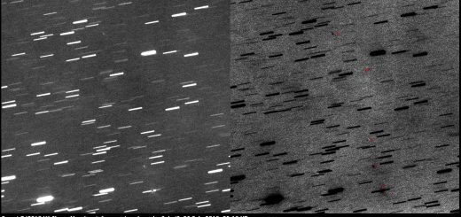 Comet P/2010 V1 Ikeya-Murakami: fragments c, b, a, d, g?, h. i?. 26 Feb. 2016, 20:16 UT