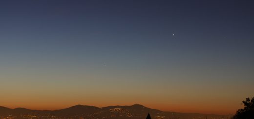 Venus and Mercury are gently brightening among wonderful colors, once the Sun is almost rising - 1 Feb. 2016