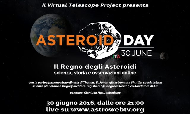 “Il Regno degli Asteroidi scienza, storia e osservazioni online” – poster