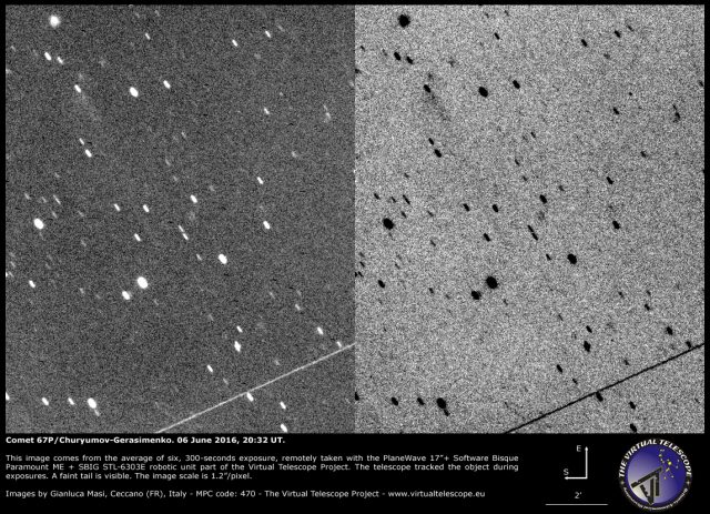 Comet 67P/Churyumov-Gerasimenko: 06 June 2016