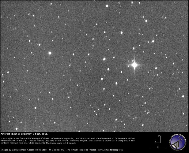 Asteroid (52665) Brianmay, named after Brian May, Queen's guitarist and astrophysicist