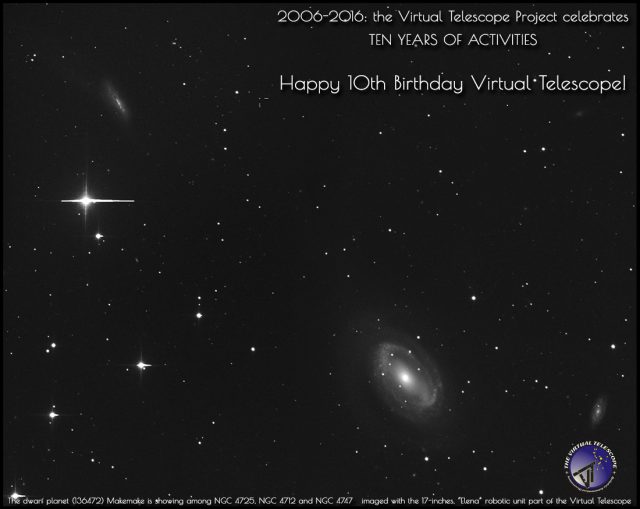 10th Birthday of the Virtual Telescope Project