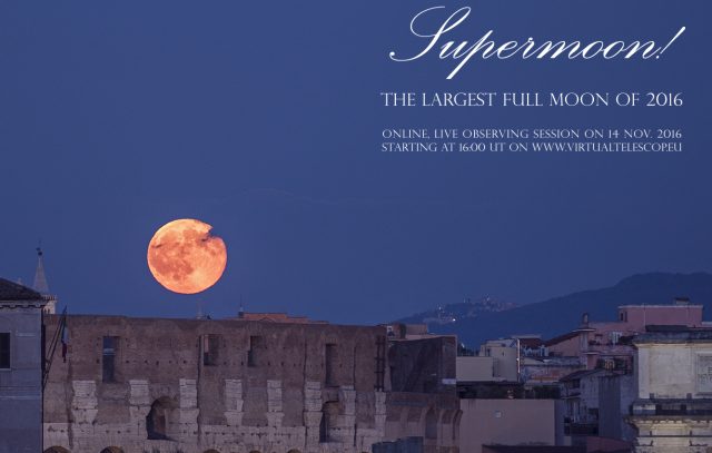 "Supermoon!": poster of the event