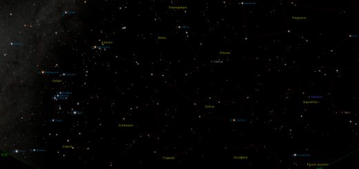 Star Chart: 15 Dec. 2016, 08:30 PM for (13°E,41°N): south