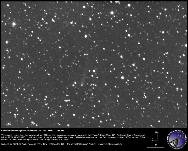 Comet 56P/Slaughter-Burnham, an image - 27 Oct. 2016