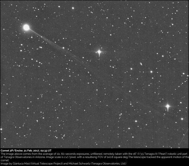 Comet 2P/Encke: 21 Feb. 2017