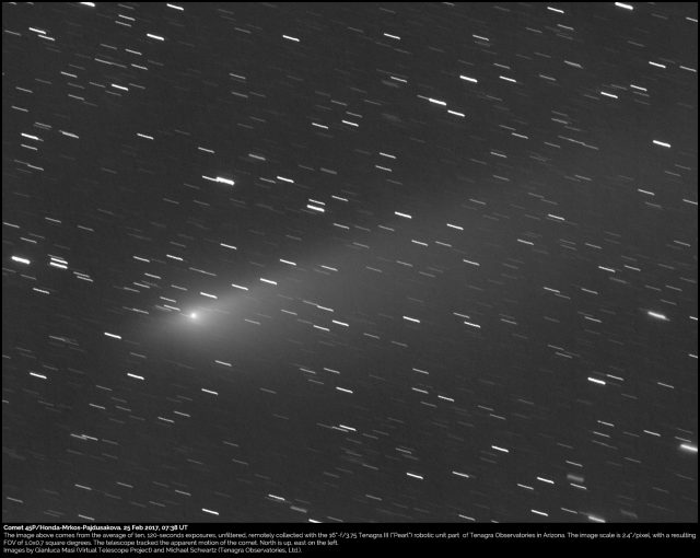 Comet 45P/Honda-Mrkos-Pajdusakova: 25 Feb. 2017