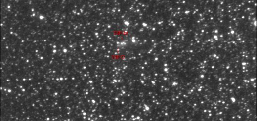 Comet 73P/Schwassmann-Wachmann and bt fragment. 16 Feb. 2017, 12:23 UT