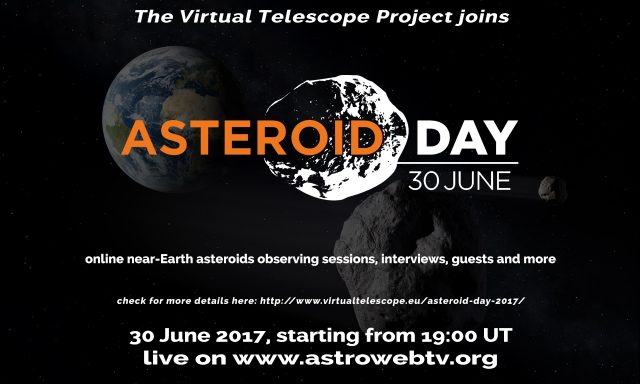 Asteroid Day 2017 at Virtual Telescope Project