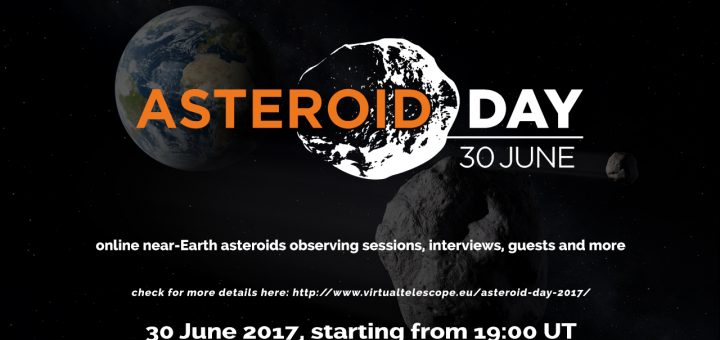 Asteroid Day 2017 at Virtual Telescope Project