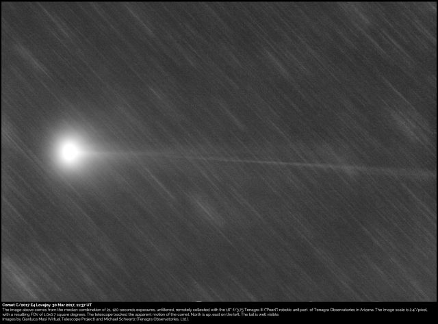 Comet C/2017 E4 Lovejoy: 30 Mar. 2017
