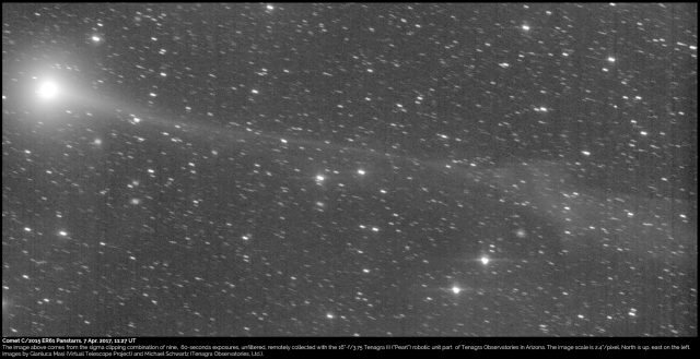Comet C/2015 ER61 Panstarrs: 07 Apr. 2017
