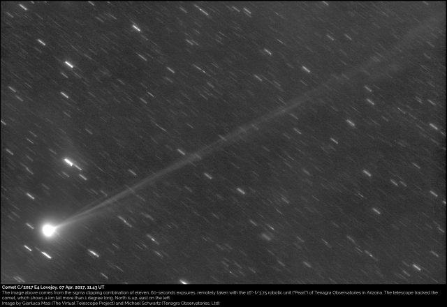 Comet C/2017 E4 Lovejoy: 07 Apr. 2017
