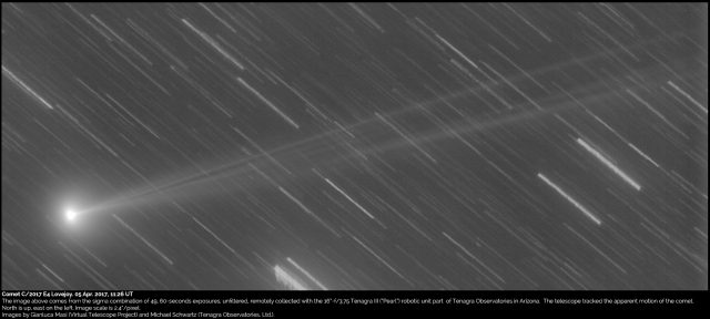 Comet C/2017 E4 Lovejoy: 05 Apr. 2017