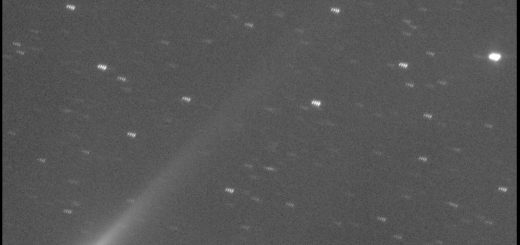 Comet C/2017 E4 Lovejoy, a close-up: 16 Apr. 2017