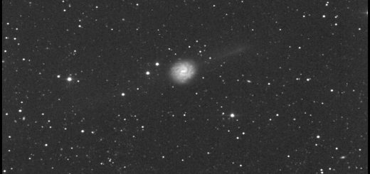 Comet 45P/Honda-Mrkos-Pajdusakova and NGC 3346: 01 May 2017