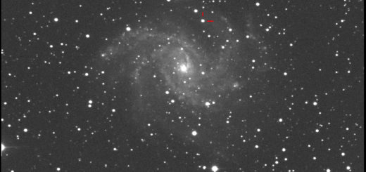 NGC 6946 and supernova SN 2017eaw. 14 May 2017