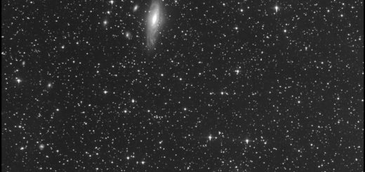 NGC 7331 and the "Stephan's Quintet", with many galaxies all around