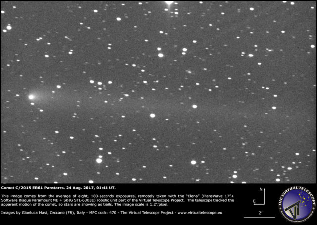 Comet C/2015 ER61 Panstarrs. 24 Aug. 2017
