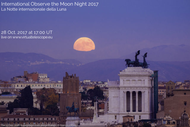 International Observe the Moon Night 2017: online observation - 28 Oct. 2017