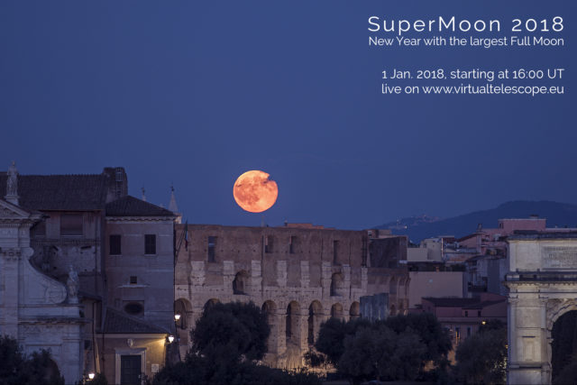 "SuperMoon 2018": poster of the event
