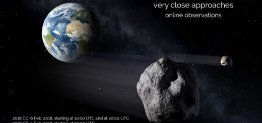 2018 CC & 2018 CB very close approaches: poster of the event