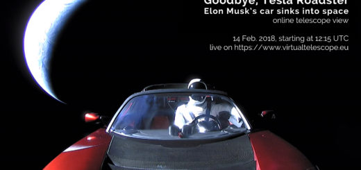 "Goodbye, Tesla Roadster!": 14 Feb. 2018