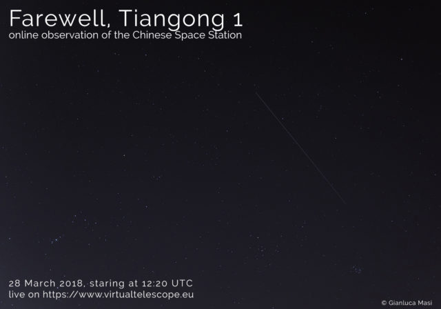 "Farewell, Tiangong 1": poster of the event