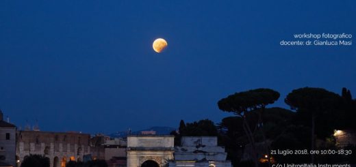 Workshop: "Fotografare l’eclissi totale di Luna del 27 luglio 2018"
