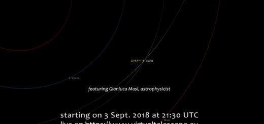 Potentially Hazardous Asteroid 2015 FP118 close encounter: online event - 3 Sept. 2018