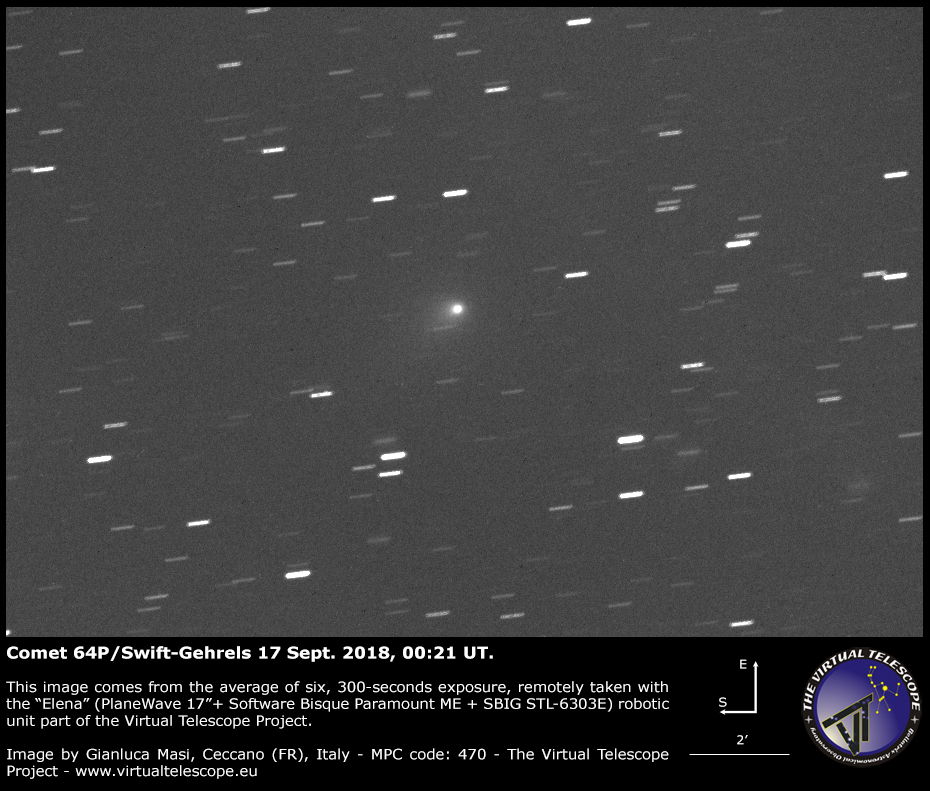 Comet 64P/Swift-Gehrels: 17 Sept. 2018