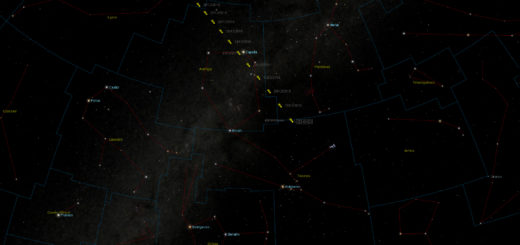 Comet 46P/Wirtanen: star chart valid from 18 Dec. to 31 Dec. 2018.