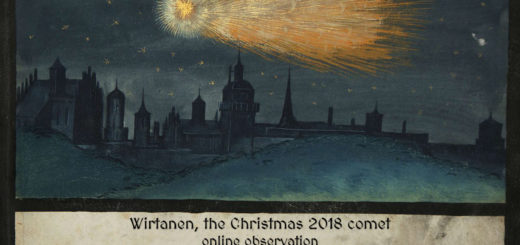 "Wirtanen, the Christmas 2018 comet": poster of the event