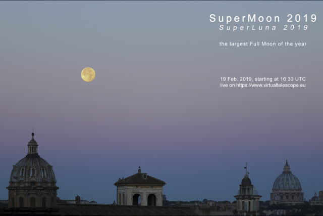 "SuperMoon 2019": poster of the event
