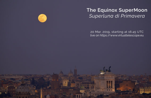 The 2019 Equinox SuperMoon: poster of the event
