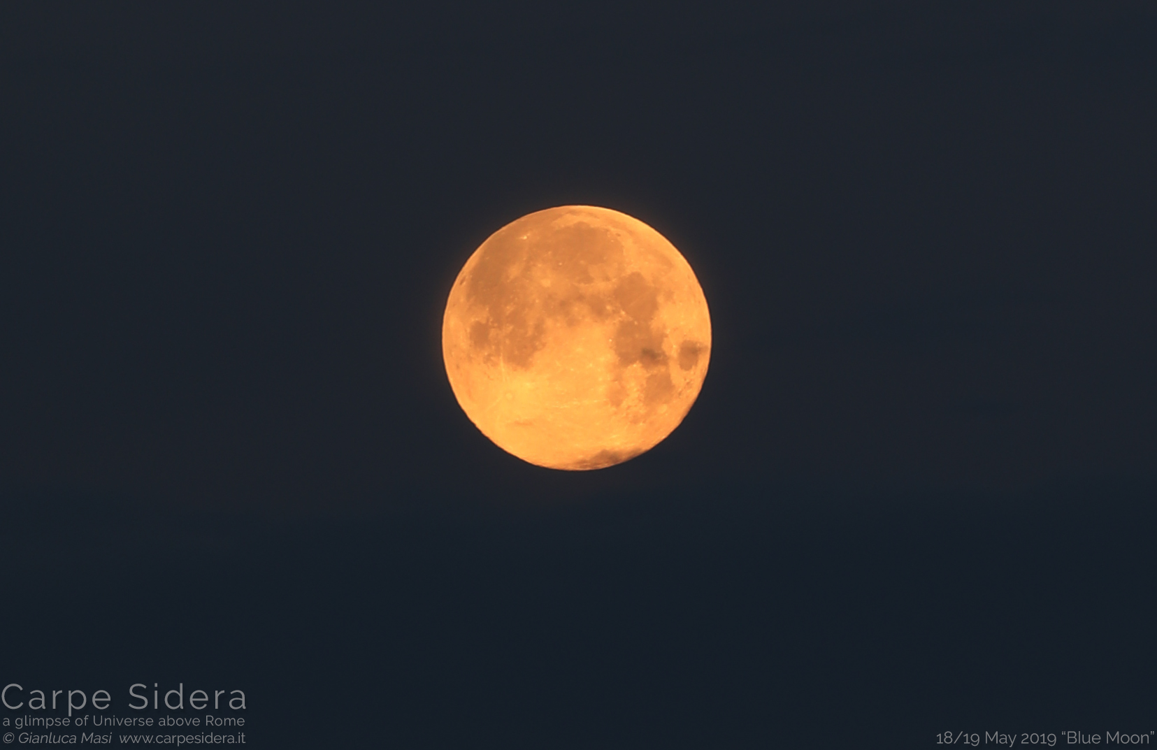 The 18/19 May 2019 "Blue Moon"