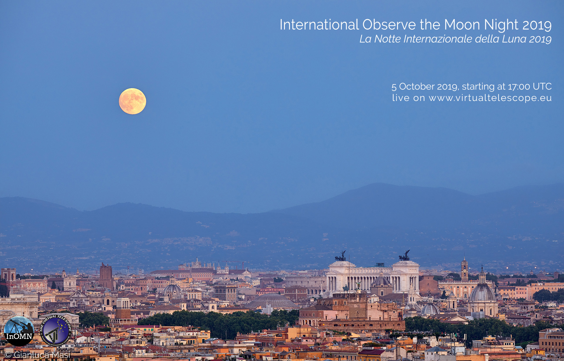 International Observe the Moon Night 2019: online observation - 5 Oct. 2019