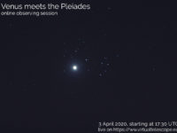 "Venus Meets the Pleiades": poster of the event
