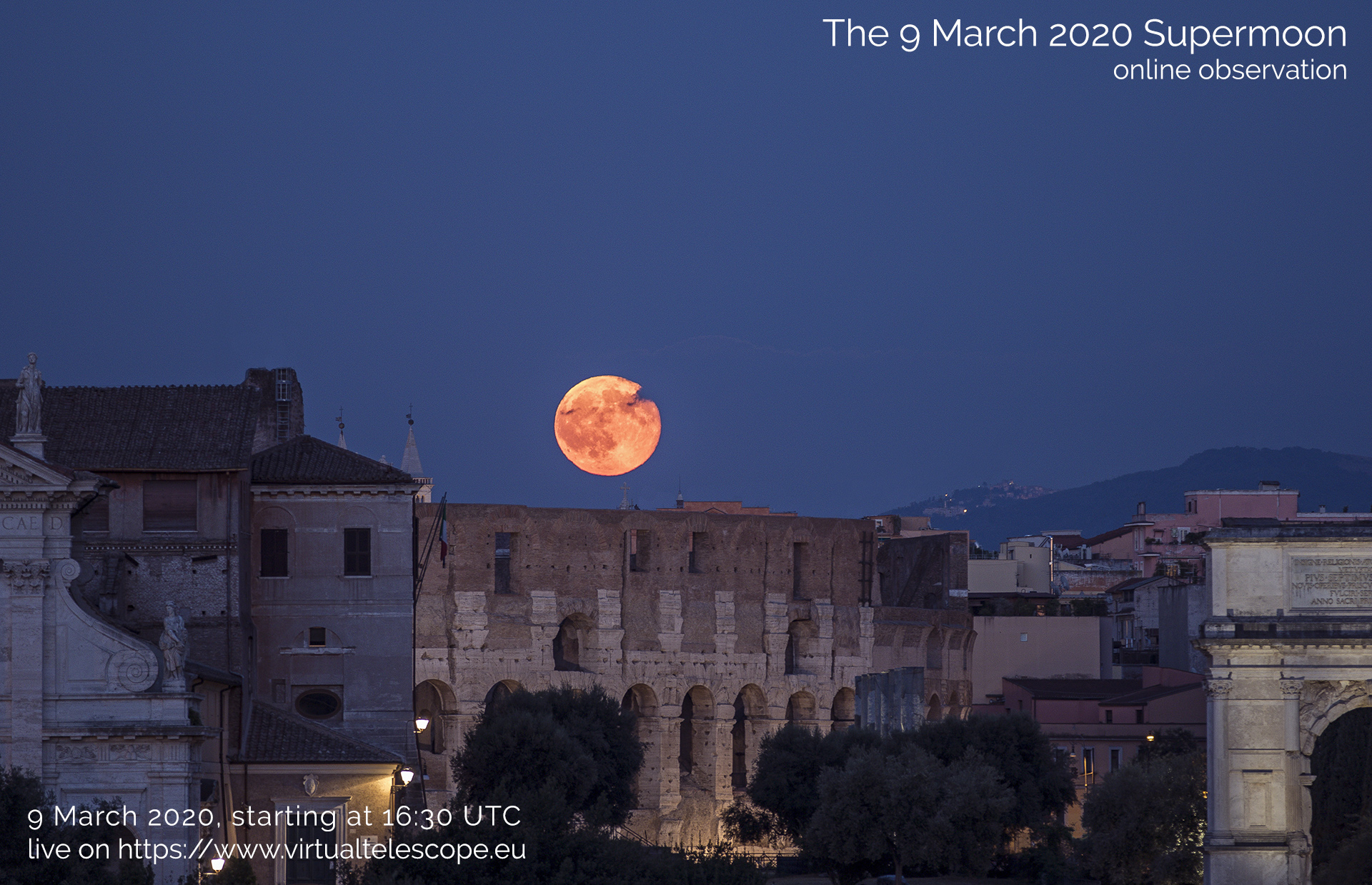 The 9 March 2020 Supermoon: poster of the event