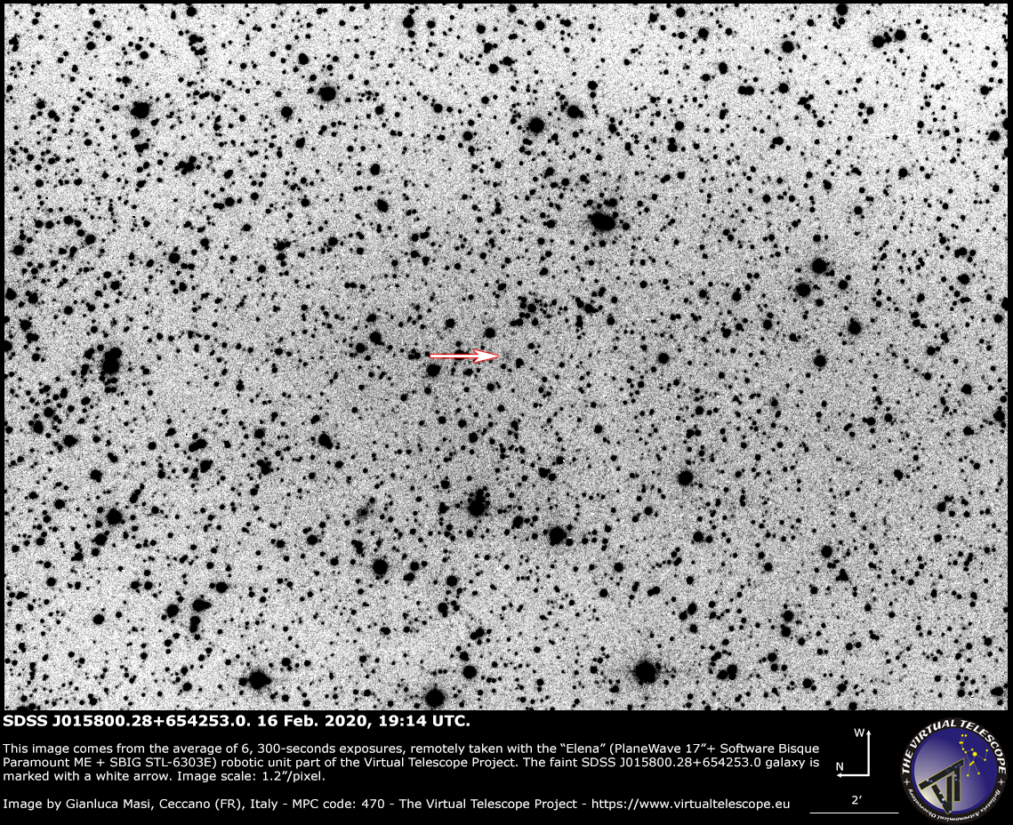 The faint spiral galaxy SDSS J015800.28+654253.0, host of the Fast Radio Burst FRB 180916.J0158+65