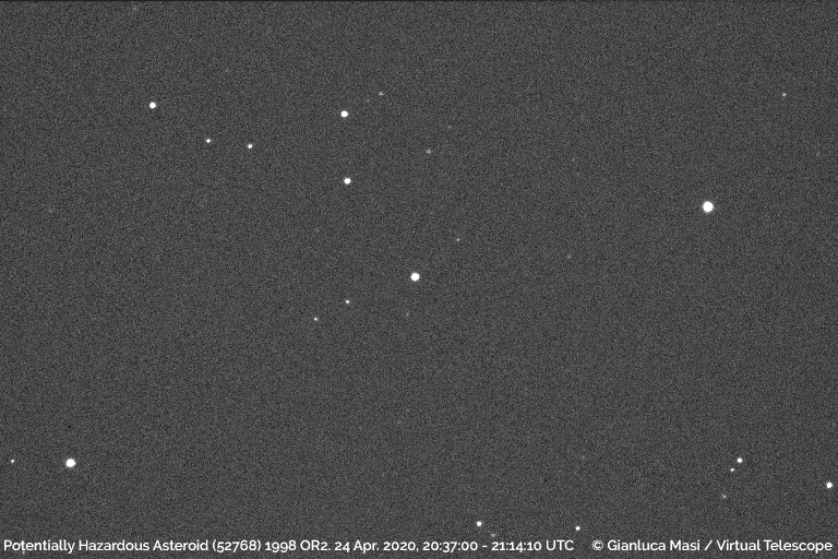 Potentially Hazardous Asteroid (52768) 1998 OR2 - 24 Apr. 2020.
