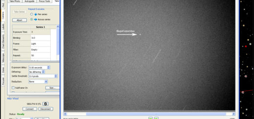 BepiColombo spacecraft. 10 Apr. 2020, 03:38:07 UTC