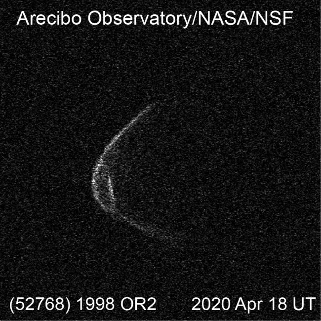 L'asteroide potenzialmente pericoloso (52768) 1998 OR2 da un'osservazione al radar di Arecibo