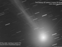 "The Beauty of Comet C/2020 F8 Swan": poster of the event.